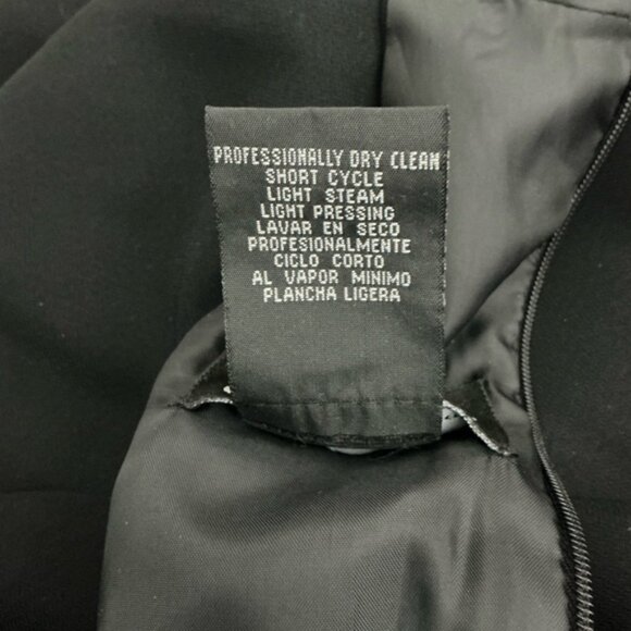 KS Collection Black Halter Dress Cut Out Shoulder Silver Embellishment Size 10 - Picture 7 of 16